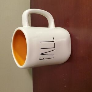 Rae Dunn Fall Ya'll Orange Interior Coffee Mug